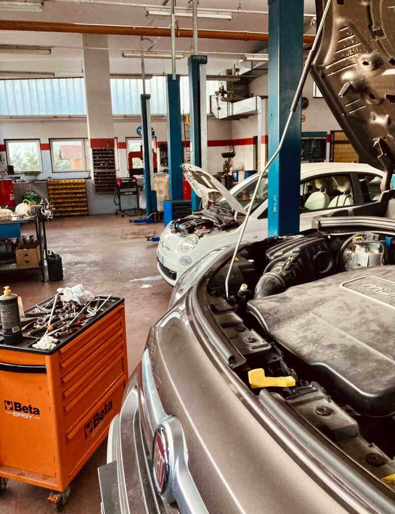 Garage von innen